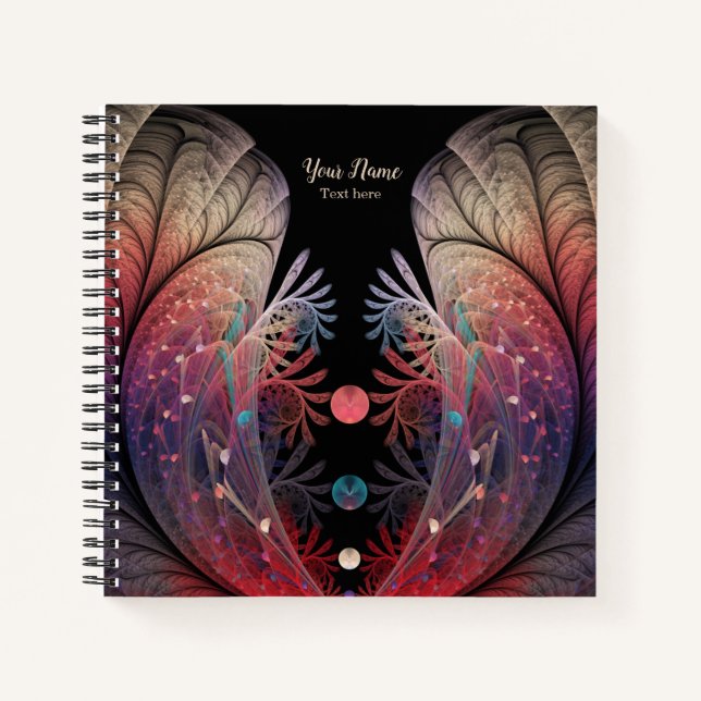 Carnet Jonglage Abstrait Imaginaire moderne Fractal Art N (Devant)