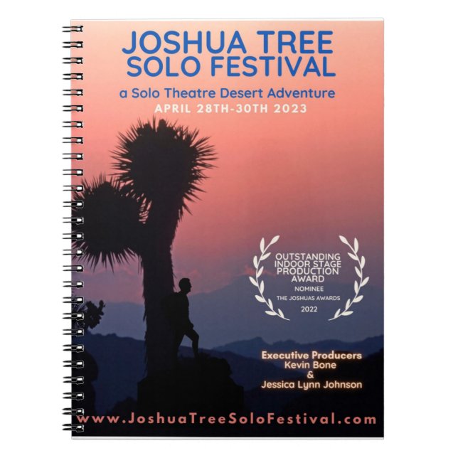 Carnet Joshua Tree Solo Festival 2023 (Devant)
