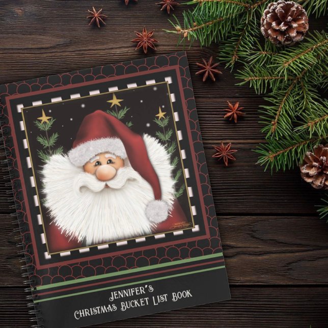 Carnet Jote Beard Père Noël Nom de Noël Liste des regroup (Créateur téléchargé)