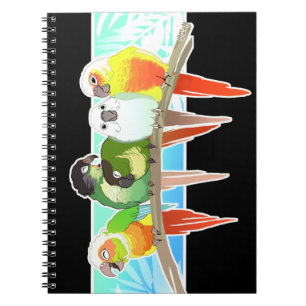 Carnet Joue verte Conures