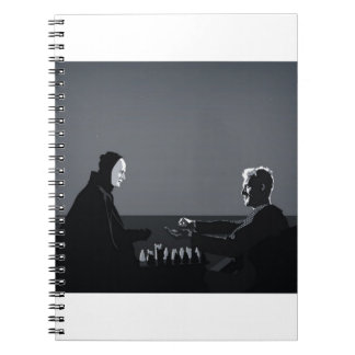 Carnet Jouer Aux Échecs Avec La Mort