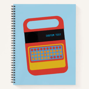 Carnet Jouet vintage électronique de parole et d'orthogr