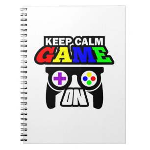 Carnet Joueur Cadeau Gardez Le Jeu Calme Sur