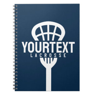 Carnet Joueur de crosse TEXTE PERSONNALISÉ Équipe Maillag