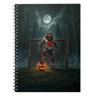 Carnet Joueur de football Loup-Garou Art Horreur Hallowee