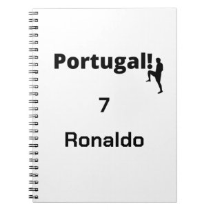 Carnet Joueur de football portugais personnalisable