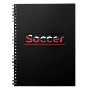 Carnet Joueur de soccer - Arc géométrique minimaliste Art