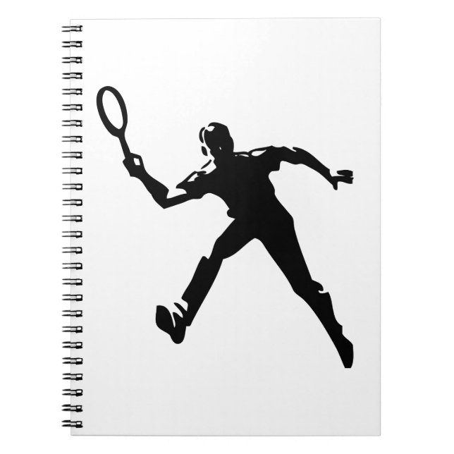 Carnet Joueur de tennis (Devant)