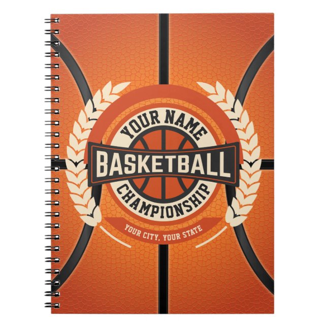 Carnet Joueur personnalisé de l'équipe de basket-ball Ath (Devant)