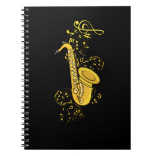 Carnet Joueur saxophone Jazz Musique Cadeau Hommes Big Ba