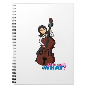 Carnet Joueuse de basse à cordes - Moyenne