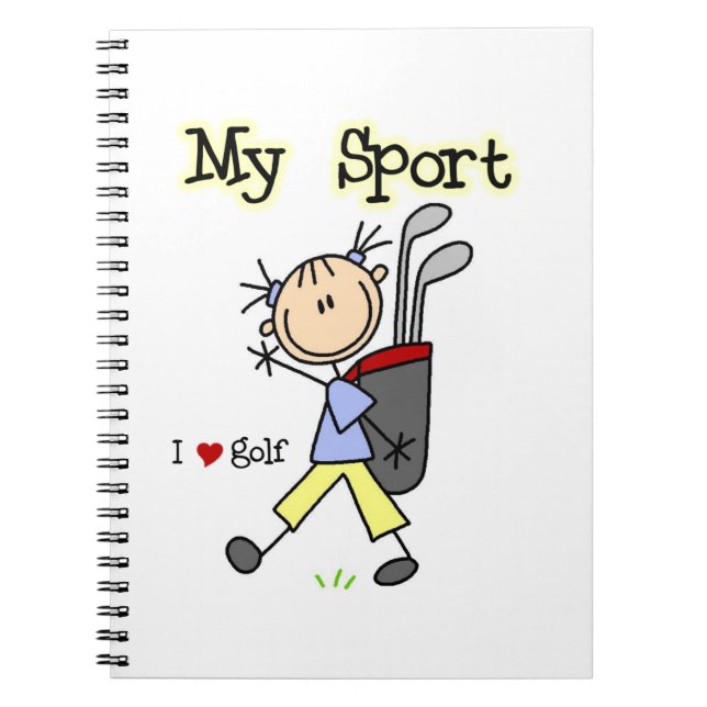 Carnet Jouez au golf mon sport (Devant)