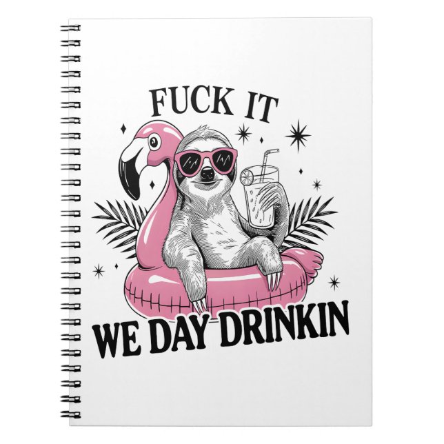Carnet Jour boire Sloth (Devant)
