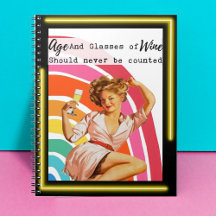 Carnet Journal Cadeau Meilleure Amie Drôle "Âge"