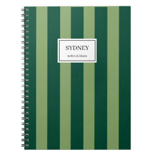 Carnet Journal Personnalisé à Rayures