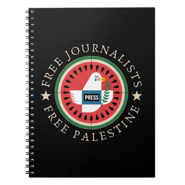 Carnet Journalistes libres Palestine libre (Devant)