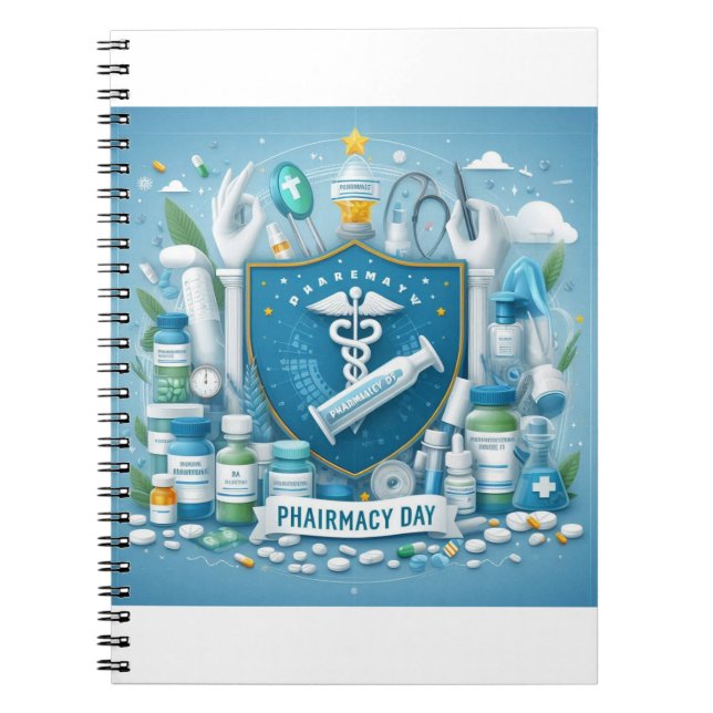 Carnet "Journée de la pharmacie : honorer les piliers de  (Devant)