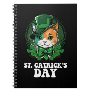 Carnet Journée St Catricks Amoureux des chats St Patrick'