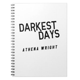 Carnet Jours les plus sombres par Athena Wright Notebook 