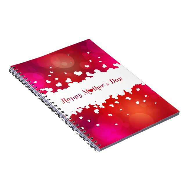 Carnet Jovely Happy Mother's Day Hearts (Côté Droit)