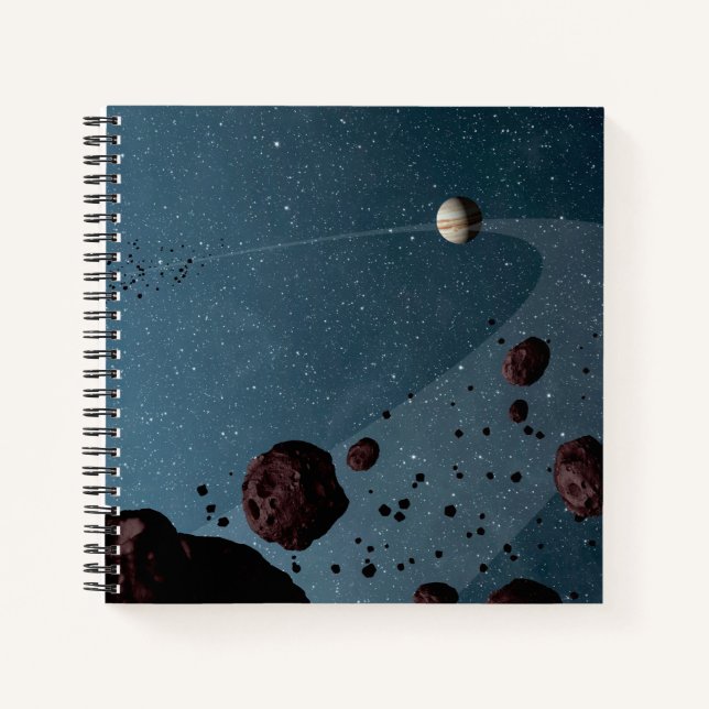 Carnet Jovian Trojans Astéroïdes. (Devant)