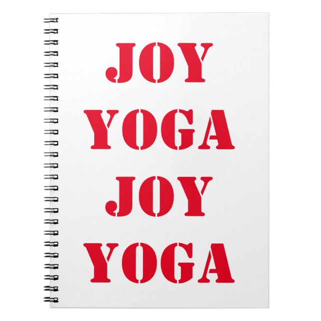 Carnet Joy Yoga Joy (Devant)