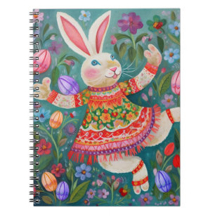 Carnet Joyeuse Danse Bunny de Pâques
