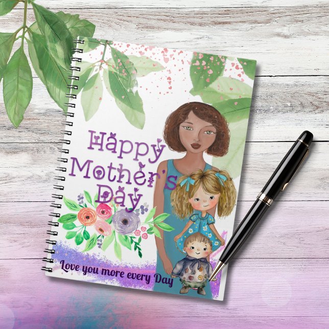 Carnet Joyeuse fête des Mères de la part des enfants (HAPPY MOTHER'S DAY from kids )