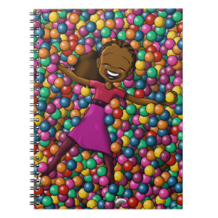 Carnet Joyeuse Fille Africaine Américaine