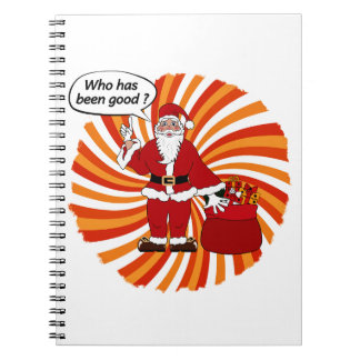 Carnet Joyeuses fêtes avec Père Noël