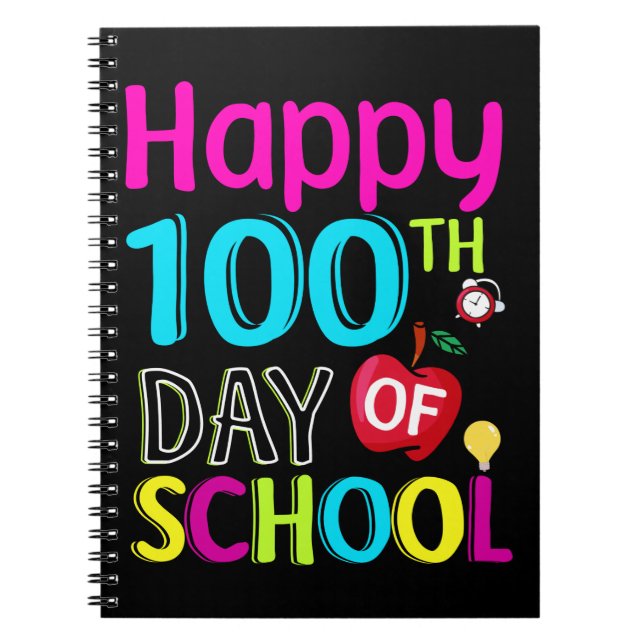Carnet Joyeux 100ème jour d'école (Devant)
