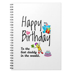 Carnet Joyeux anniversaire au meilleur papa du monde
