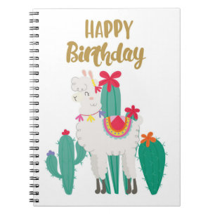 Carnet Joyeux Anniversaire Cactus