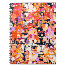 Carnet joyeux d'explosion - corail