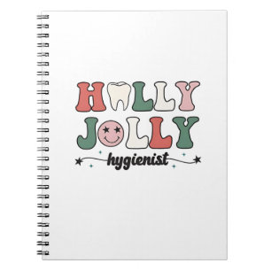 Carnet Joyeux et hygiéniste dentiste Noël Santa