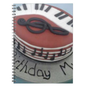 Carnet Joyeux gâteau de maman d'anniversaire