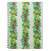 Joyeux motif sans couture de Noël avec guirlandes.