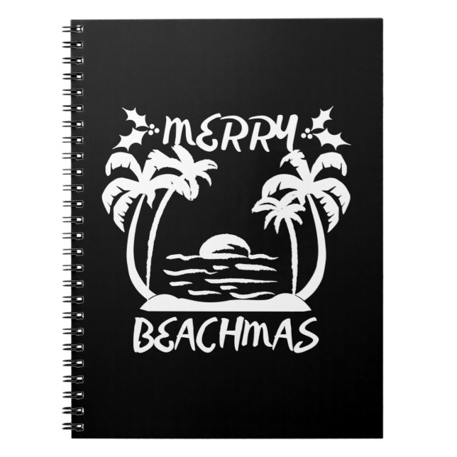 Carnet Joyeux Noël Beachmas En Juillet (Devant)