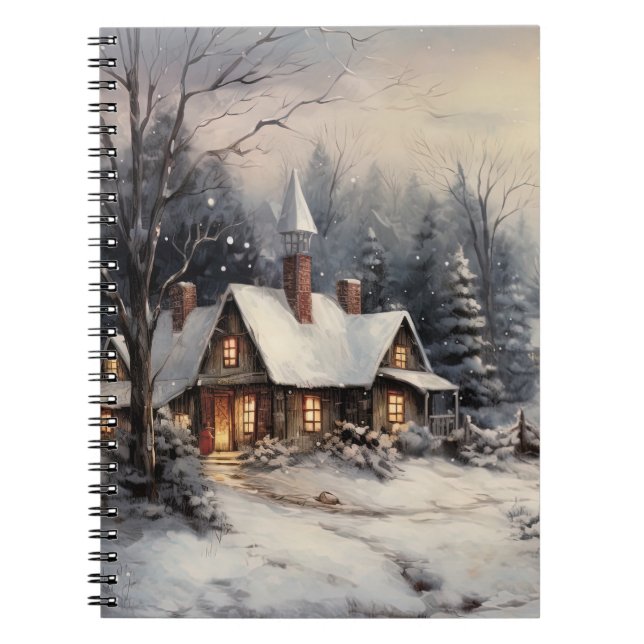 Carnet Joyeux Noël vintage (Devant)
