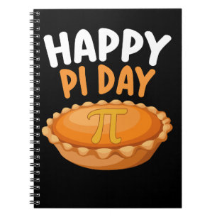 Carnet Joyeux Pi Day Pie Mathématiques Math arc-en-ciel