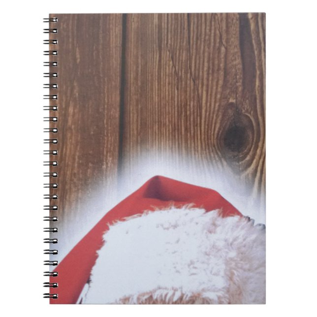 Carnet Joyeux réveillon de Noël, Casquette de Père Noël (Devant)