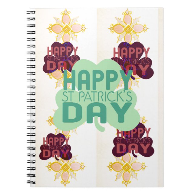 Carnet Joyeux Saint Patrick's Day Lovely Art Print (Devant)