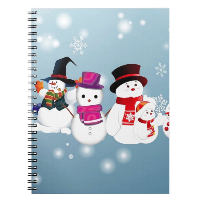 Carnet Joyeux Snowmen (Devant)