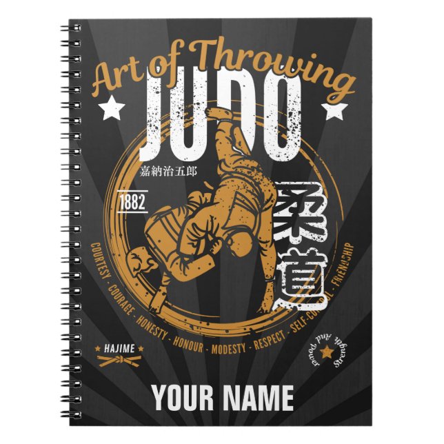 Carnet Judo : L'art du lancer (Devant)