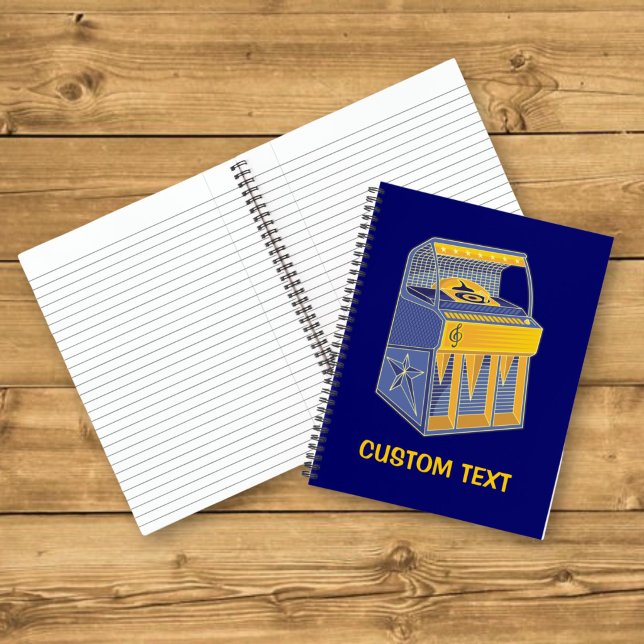 Carnet Juke-box Rétro (Créateur téléchargé)