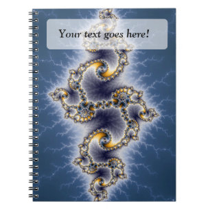 Carnet Julia In Blue - Art Fractal