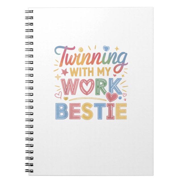 Carnet Jumelage avec mon pot de travail (Devant)