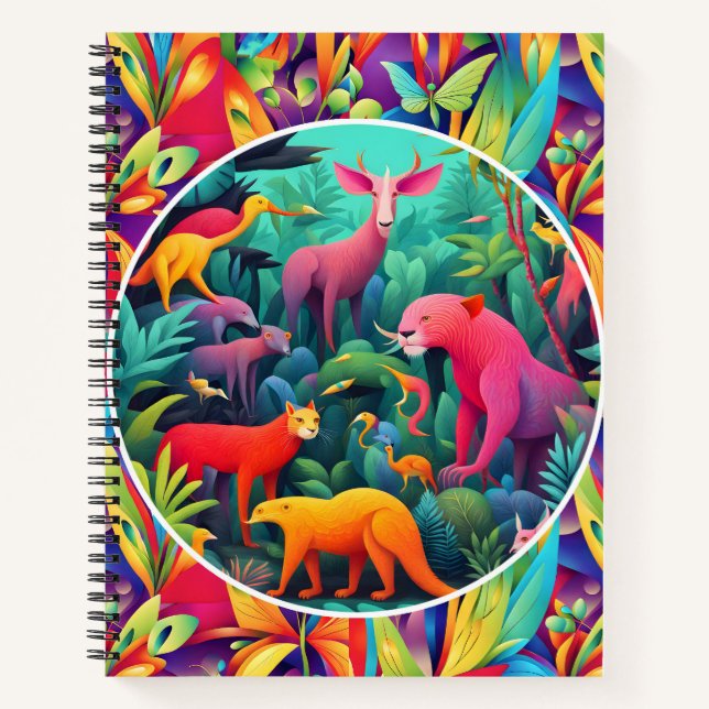 Carnet Jungle animalière (Devant)