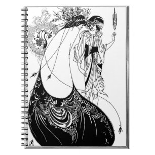 Carnet Jupe Peacock Beardsley Art Nouveau