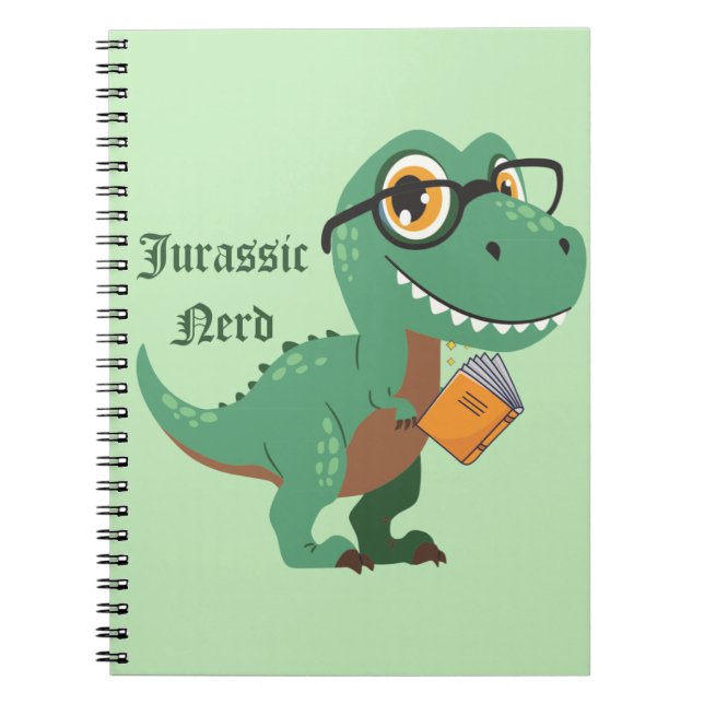 Carnet Jurassic nerd (Devant)